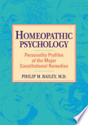 Homeopathic Psychology Book