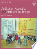 Auditorium Acoustics and Architectural Design Book PDF