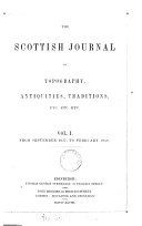 The Scottish journal of topography, antiquities, traditions, &c