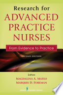 Research for Advanced Practice Nurses  Second Edition Book