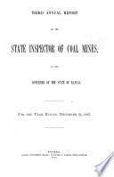 Annual Report of the State Inspector of Mines