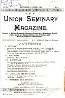 Union Seminary Magazine