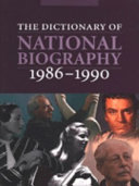 The Dictionary of National Biography, 1986-1990