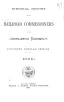 Biennial Report of the Board of Railroad Commissioners of the State of Oregon to the Legislative Assembly