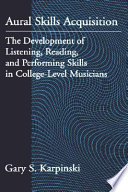 Aural Skills Acquisition Book