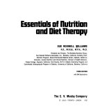 Essentials of Nutrition and Diet Therapy Book