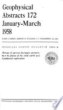 Geophysical Abstracts 172 January March 1958