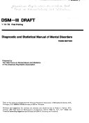 Diagnostic and Statistical Manual of Mental Disorders Book