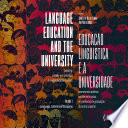 Language education and the university: fostering socially-just practices in undergraduate contexts. Volume 1: language, culture and discourse
