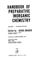 Handbook of Preparative Inorganic Chemistry