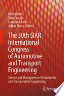 The 30th SIAR International Congress of Automotive and Transport Engineering Science and Management of Automotive and Transportation Engineering /