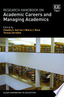 Research Handbook on Academic Careers and Managing Academics Book