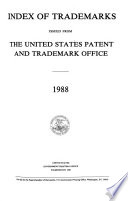 Index of Trademarks Issued from the United States Patent and Trademark Office Book PDF