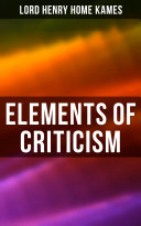 Elements of Criticism [Pdf/ePub] eBook