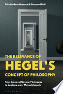 The relevance of Hegel