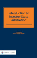 Introduction to Investor State Arbitration