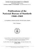 Publications of the National Bureau of Standards ... Catalog