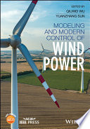 Modeling and Modern Control of Wind Power Book