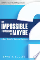 It s Impossible to Commit to Maybe