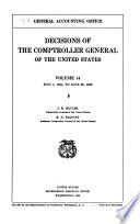 Decisions of the Comptroller General of the United States