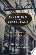 The Invention of the Restaurant Book