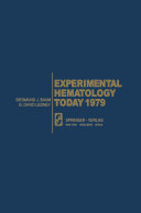 Experimental Hematology Today 1979
