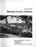 Soil Survey of Monterey County, California