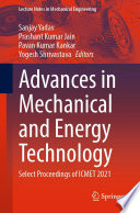 Advances in Mechanical and Energy Technology Book