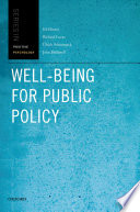 Well-being for Public Policy