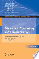 Advances in Computing and Communications  Part III