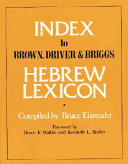 Index to Brown  Driver   Briggs Hebrew Lexicon