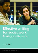 Effective writing for social work