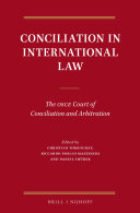 Conciliation in International Law