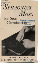 Sphagnum Moss for Seed Germination
