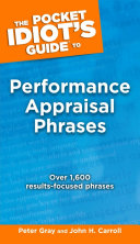 The Pocket Idiot s Guide to Performance Appraisal Phrases