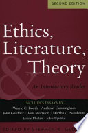Ethics  Literature  and Theory