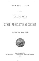 Transactions of the California State Agricultural Society