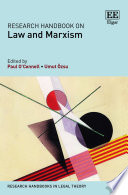 Research Handbook on Law and Marxism Book