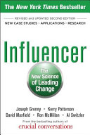 Influencer  The New Science of Leading Change  Second Edition  Paperback 