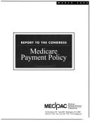 Report to the Congress  Medicare Payment Policy