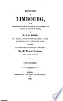 Histoire du Limbourg