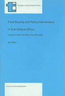 Food Security and Policy Interventions in Sub-Saharan Africa
