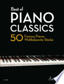 Best of Piano Classics Book
