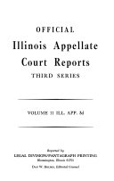 Official Illinois Appellate court reports