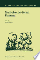 Multi objective Forest Planning Book