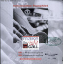 Information Pamphlet, Make the Right Call, EMS (Emergency Medical Services), January 1999