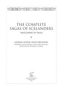 The Complete Sagas of Icelanders  Including 49 Tales