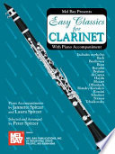 Easy Classics for Clarinet   With Piano Accompaniment