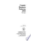 County Business Patterns  Georgia Book PDF