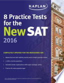 Kaplan 8 Practice Tests for the New SAT 2016 Book